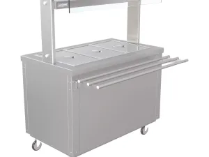 Parry Hot Cupboard with Dry Bain Marie Top and Quartz Heated Gantry FS-HB3PACK - islandcatering