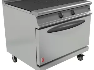 Falcon Dominator Plus Solid Top Natural Gas Oven Range G3107D with Castors - islandcatering