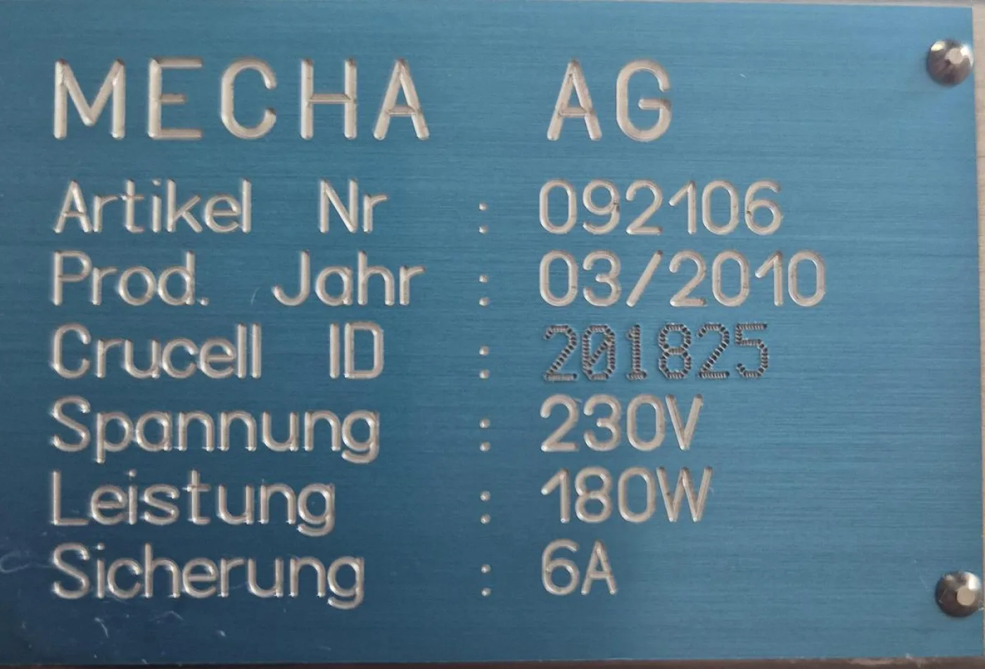 MECHA AG Rollenofenwagen - 6