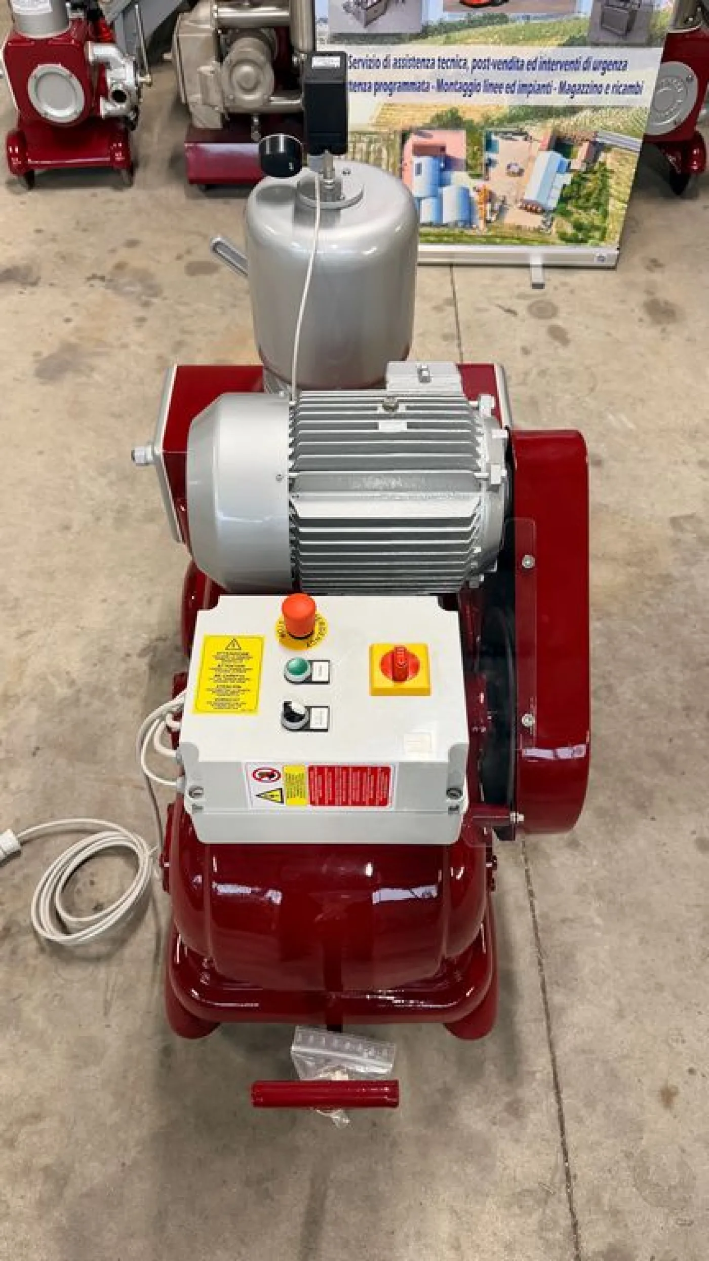 PISTON PUMP MANZINI MOD.600HL, TWIN-CYLINDER, BRONZE BODY PUMP, SECOND-HAND MACHINE - 4
