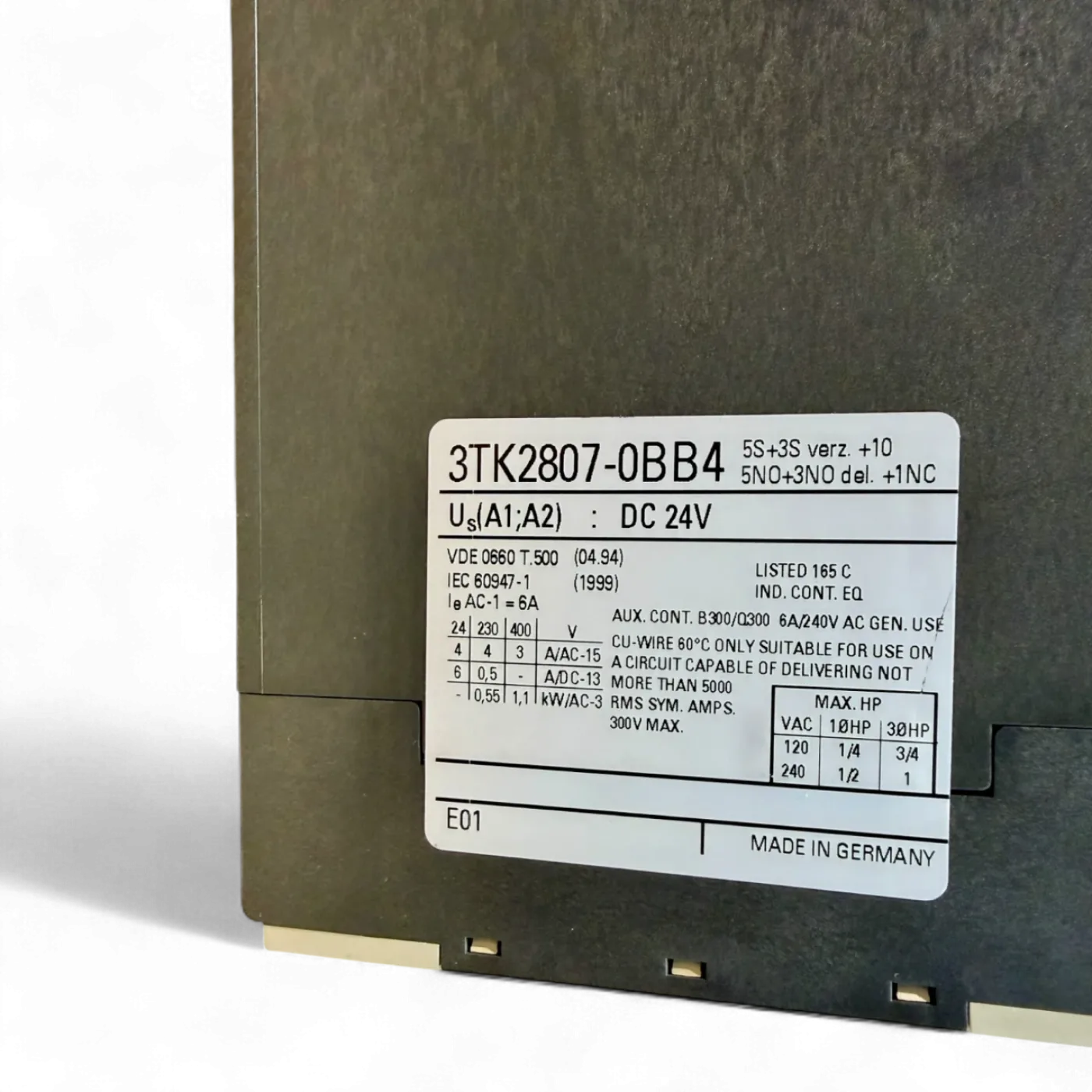 Siemens Sicherheits-Schützkombination 3TK2807-0BB4 | Art.-Nr. 3TK2807-0BB4 - 7