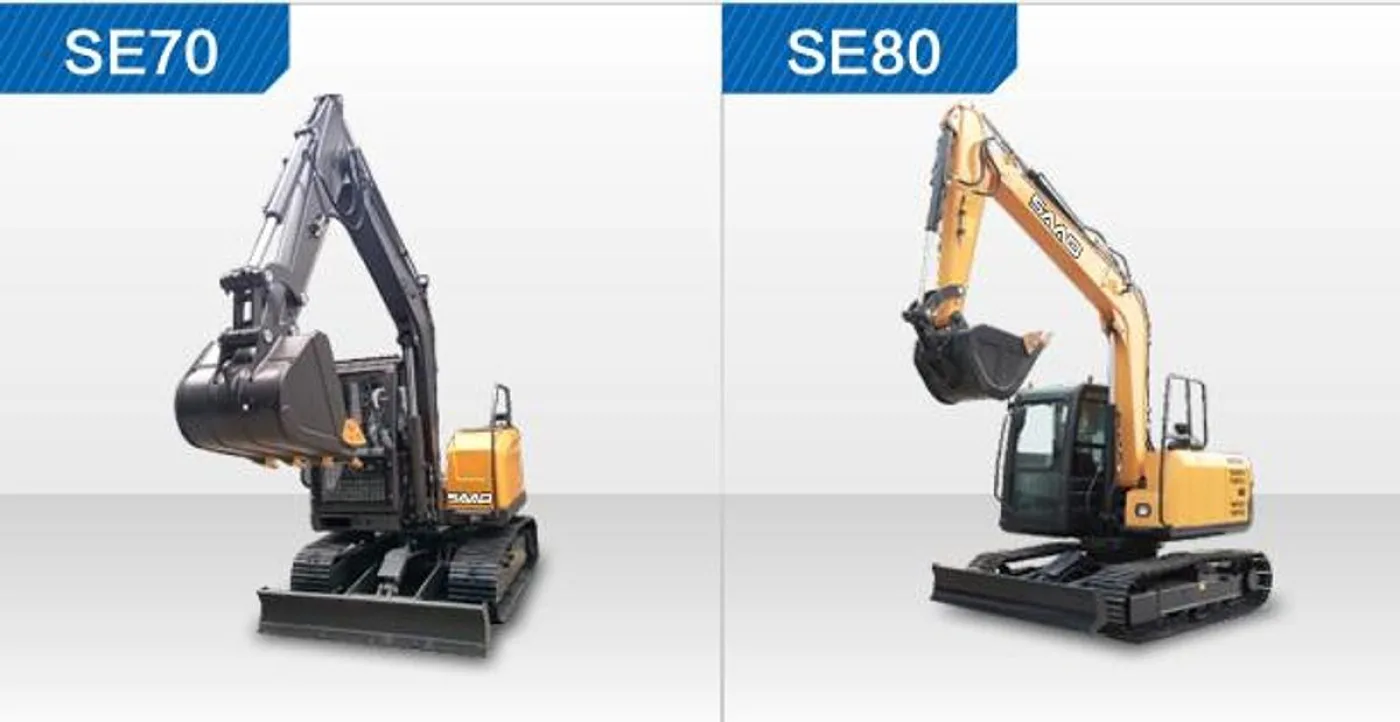 JDS-SE70: La Excavadora Robusta de Gran Alcance y JDS-SE80: Capacidad Superior y Altura de Descarga - 1