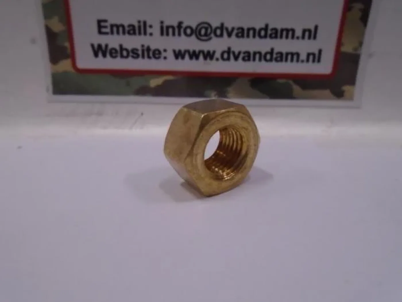 Uitlaat flensmoer voorpijp / spruitstuk - 1