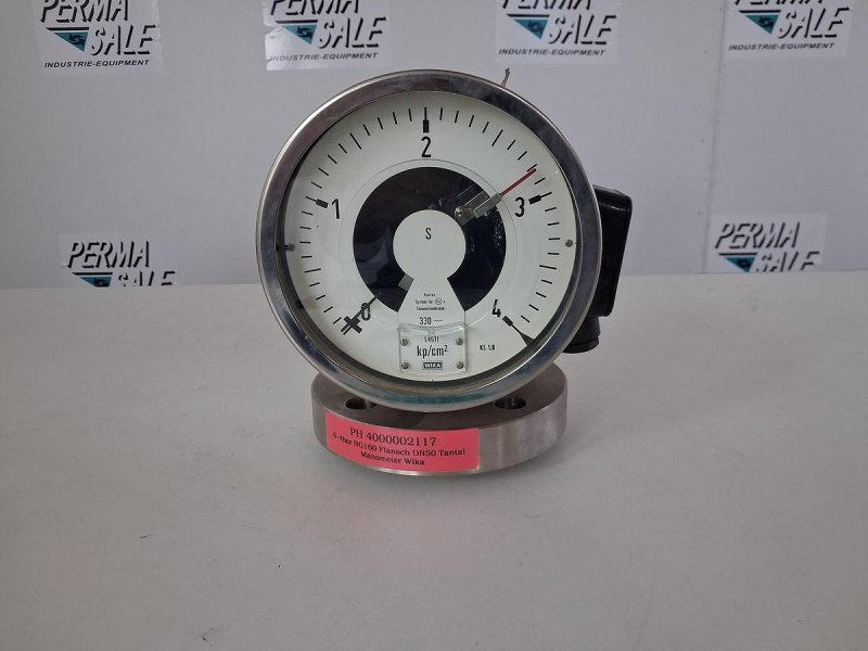 WIKA NG160 Kontaktmanometer 0–4 bar DN50 Flansch
