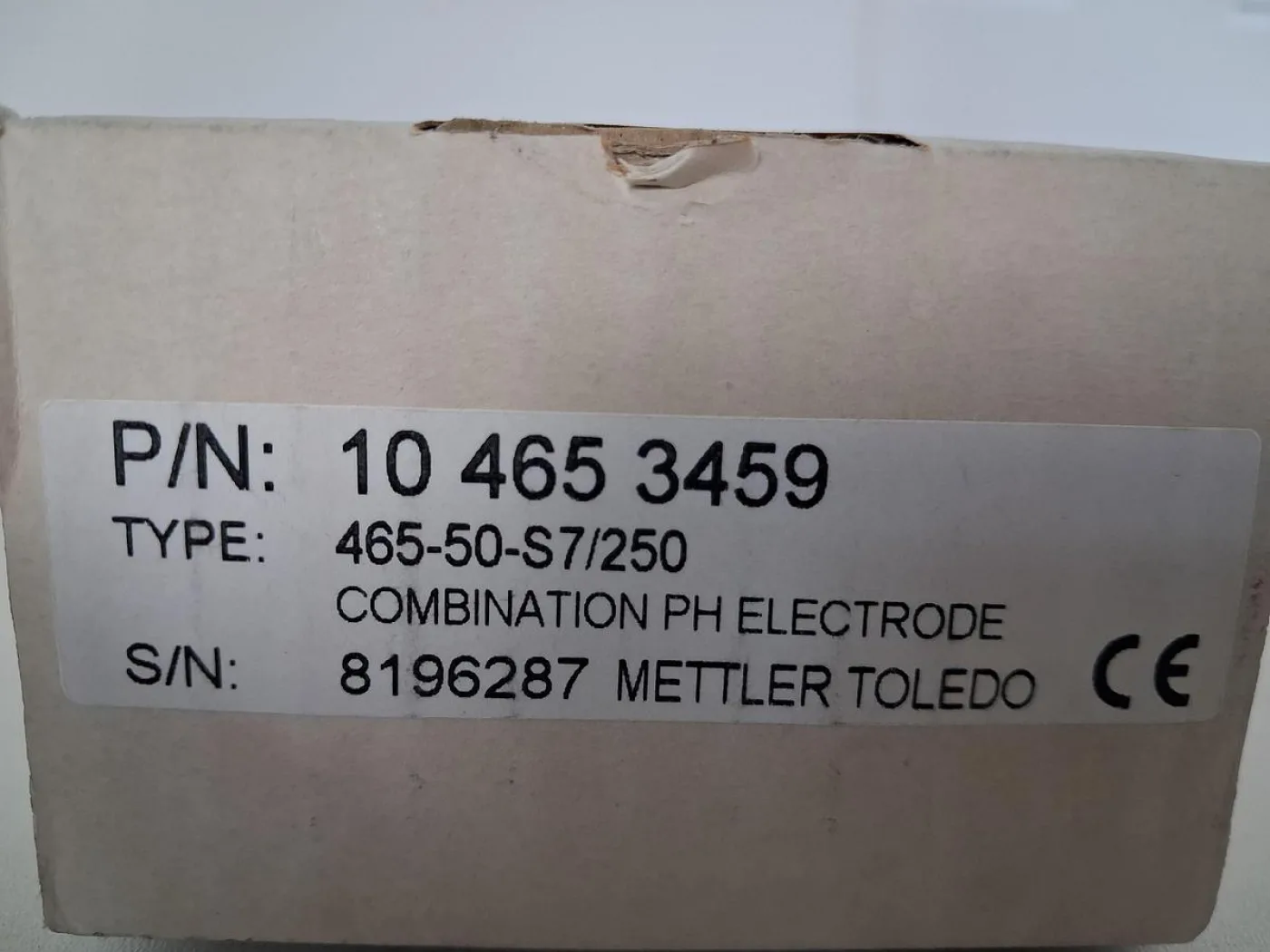 Mettler Toledo 465-50-S7/250 Combination pH Electrode - 3