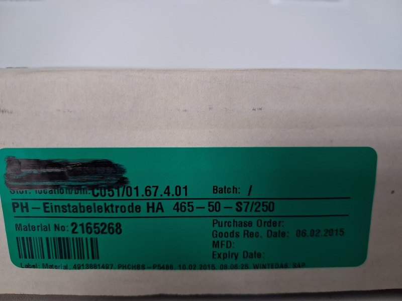 Mettler Toledo 465-50-S7/250 Combination pH Electrode