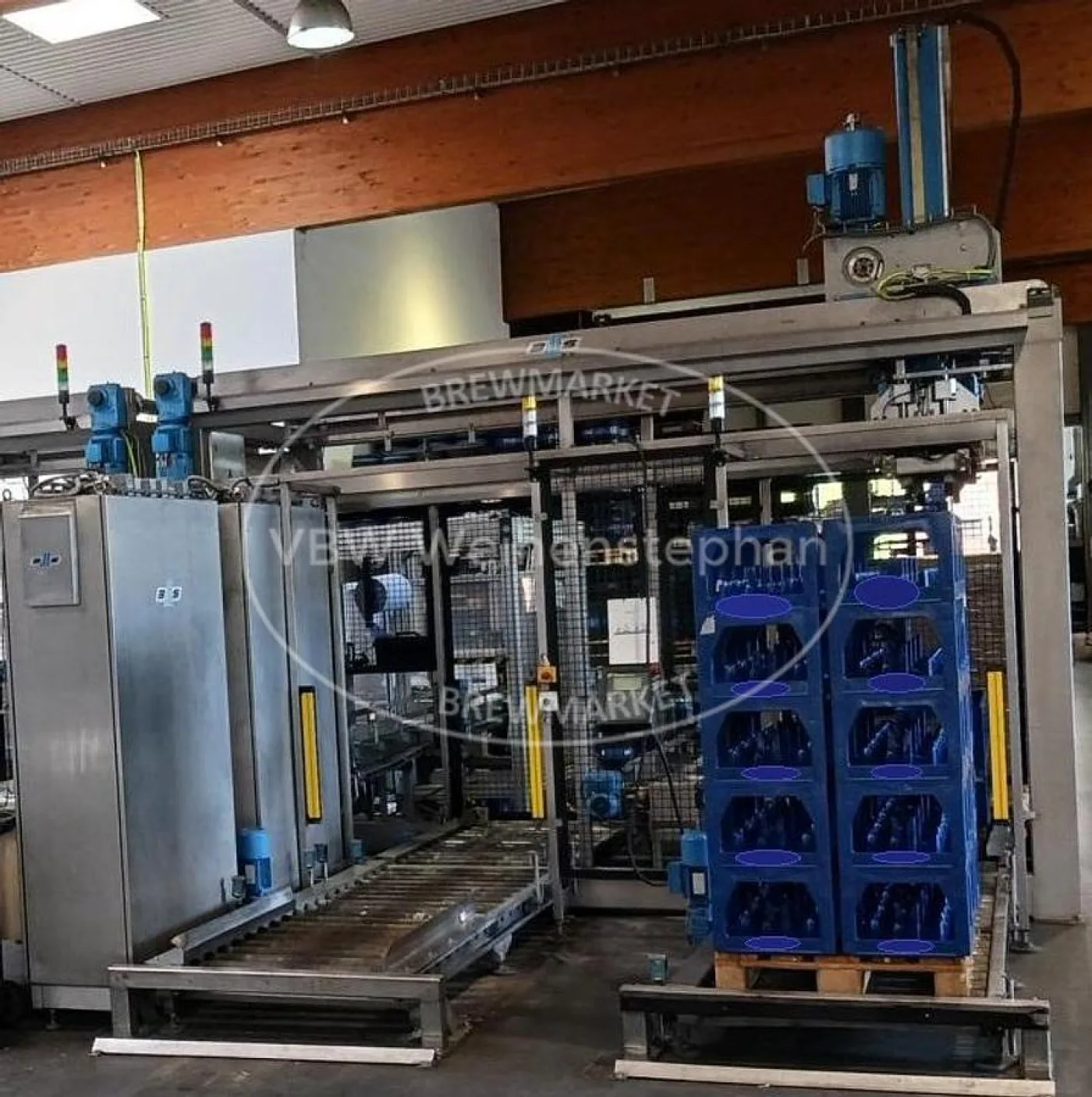 Palettizing and depalletizing system - 2