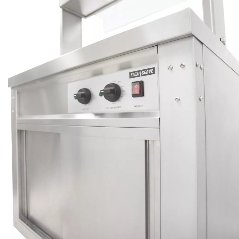 Parry Flexi-Serve Hot Cupboard with Hot Top and Quartz Gantry FS-HT2PACK - islandcatering