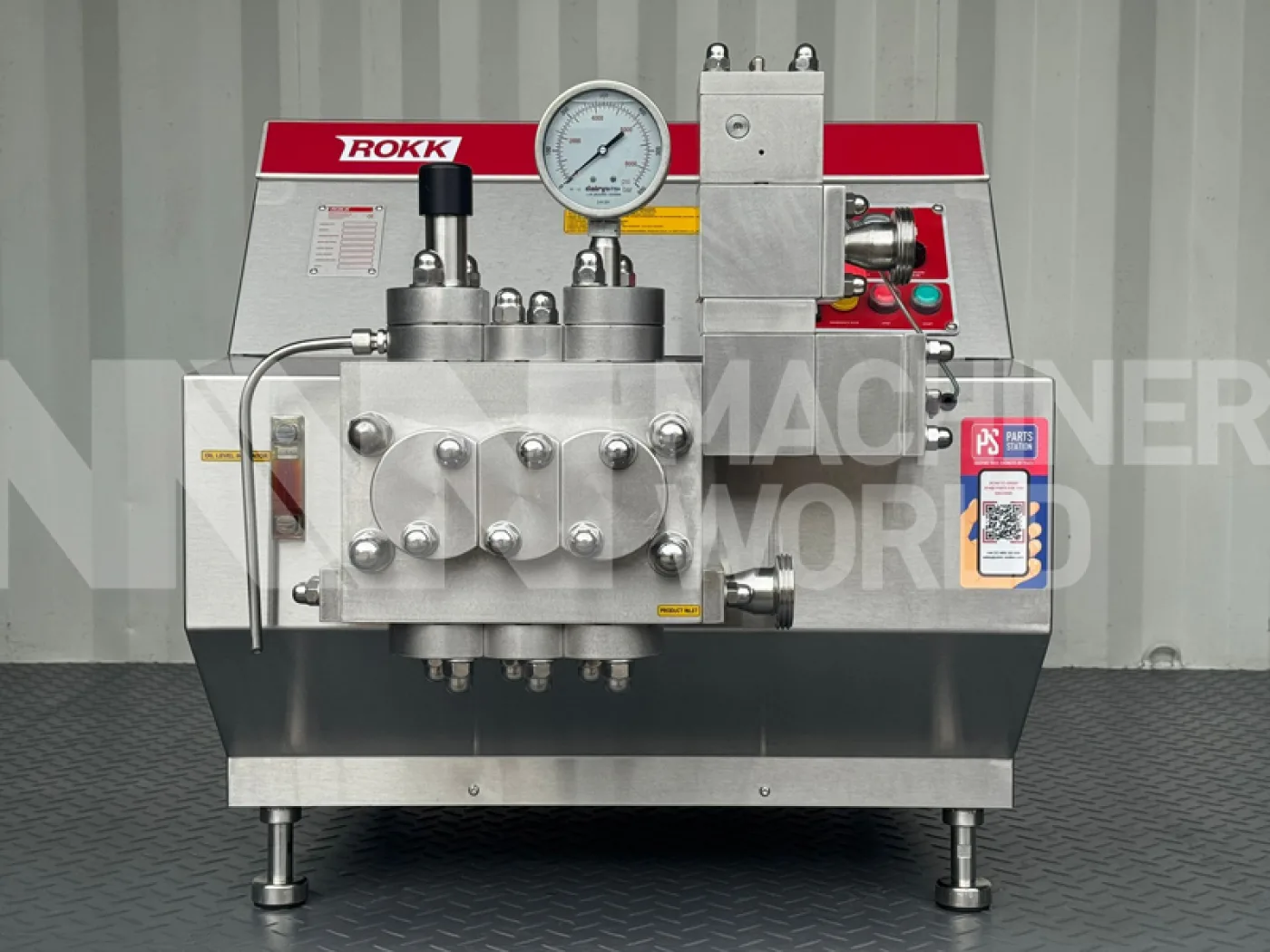 600 LPH ROKK 3-Series (200 Bar) High Pressure Homogeniser (Year 2019) - 3