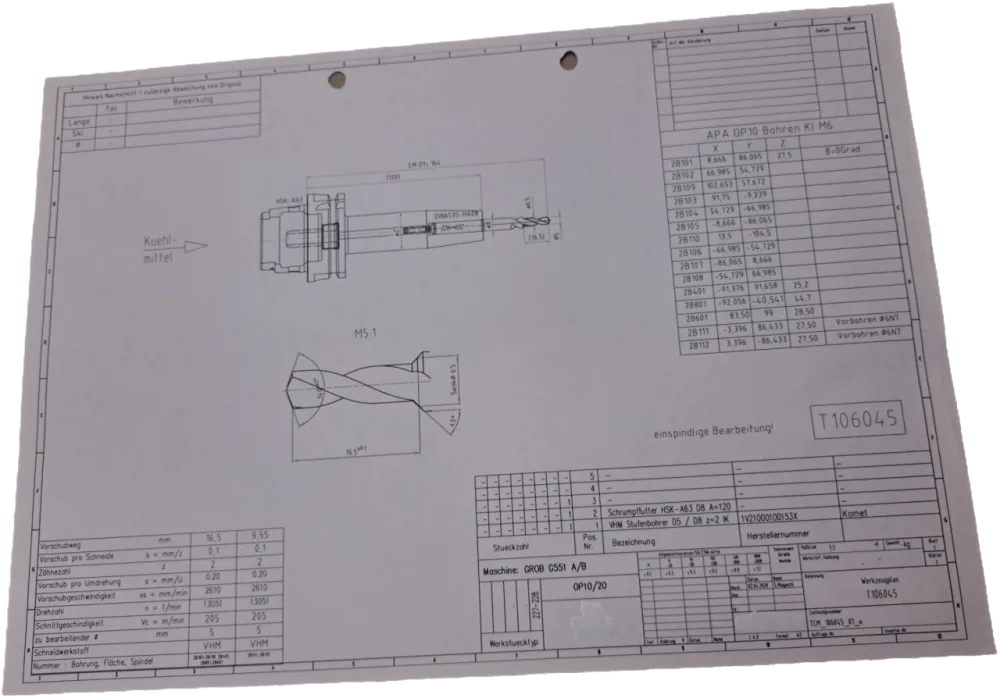 Komet VHM Stufenbohrer D5/D8 z=2 IK