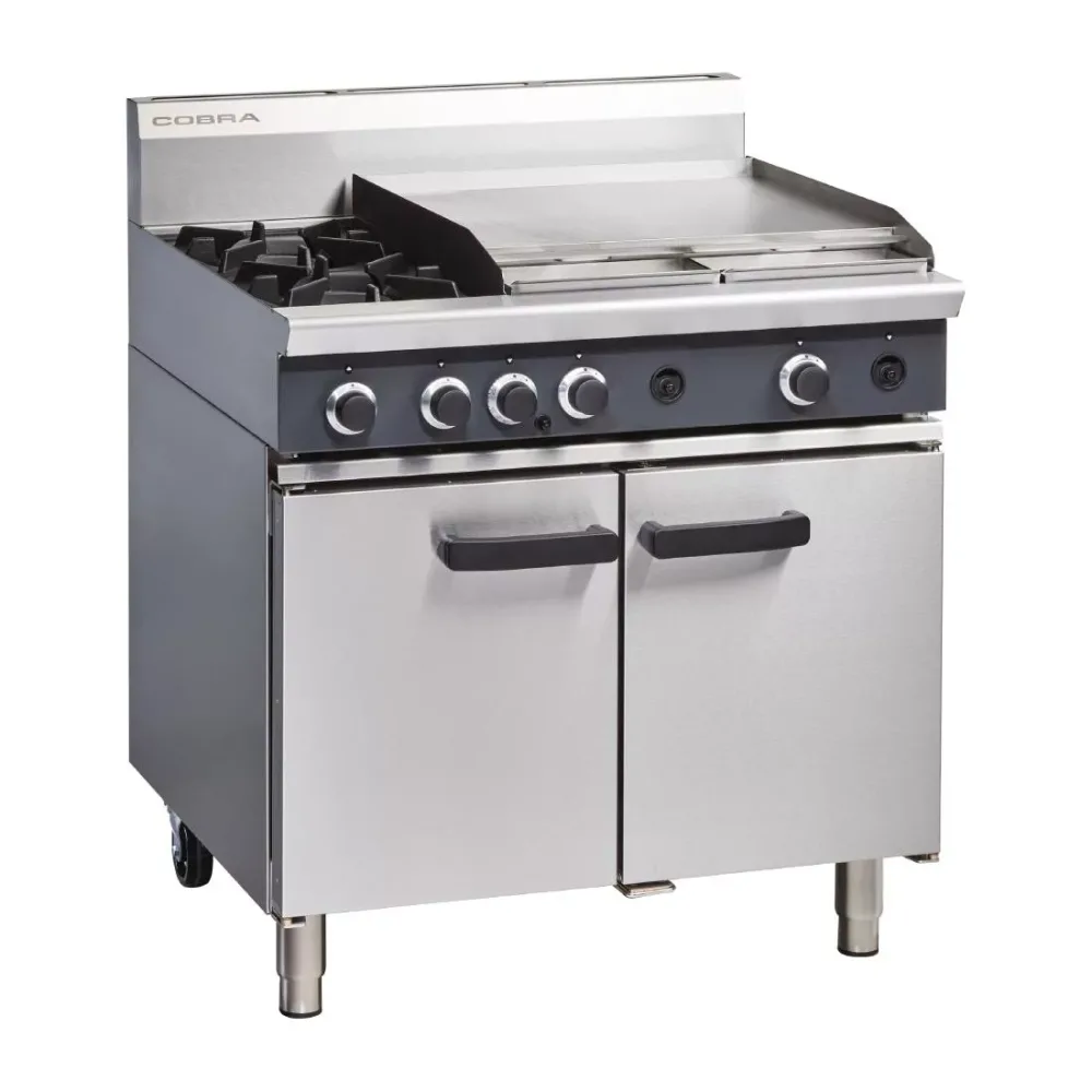 Blue Seal Cobra LPG Oven Range with Griddle CR9B - islandcatering