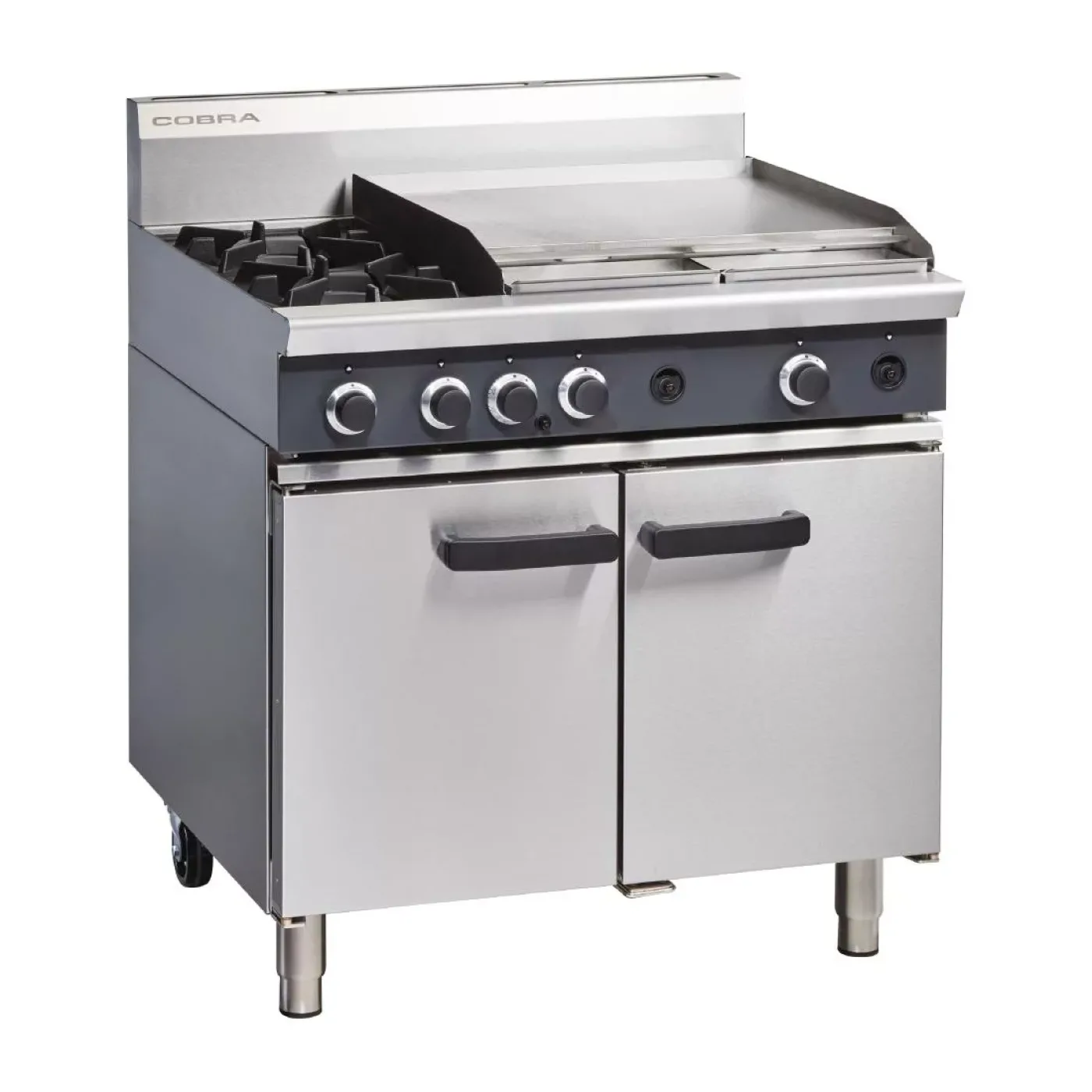 Blue Seal Cobra LPG Oven Range with Griddle CR9B - islandcatering - 1
