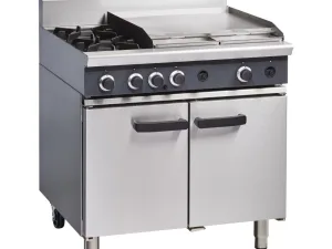 Blue Seal Cobra LPG Oven Range with Griddle CR9B - islandcatering
