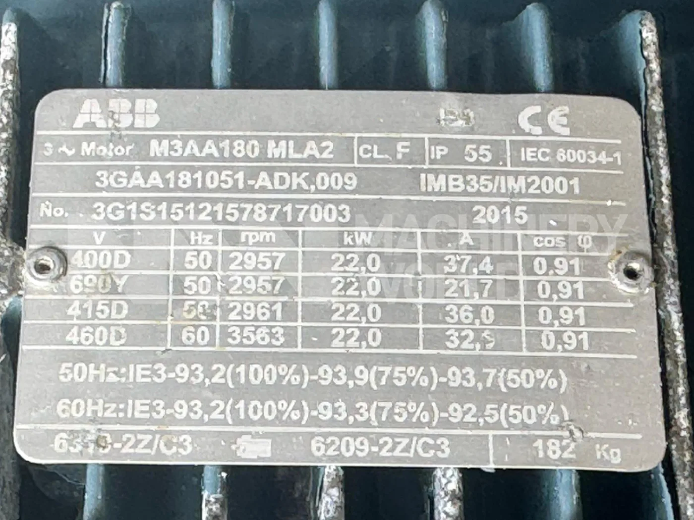 22kw SPX Flow W+60/110 Sanitary Hygienic Centrifugal Pump (Year 2015) - 5