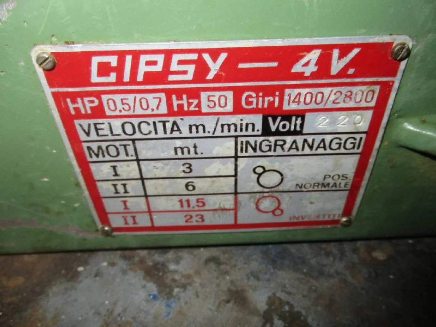 TRASCINATORE CIPSY - 4 V. MONOFASE - 3
