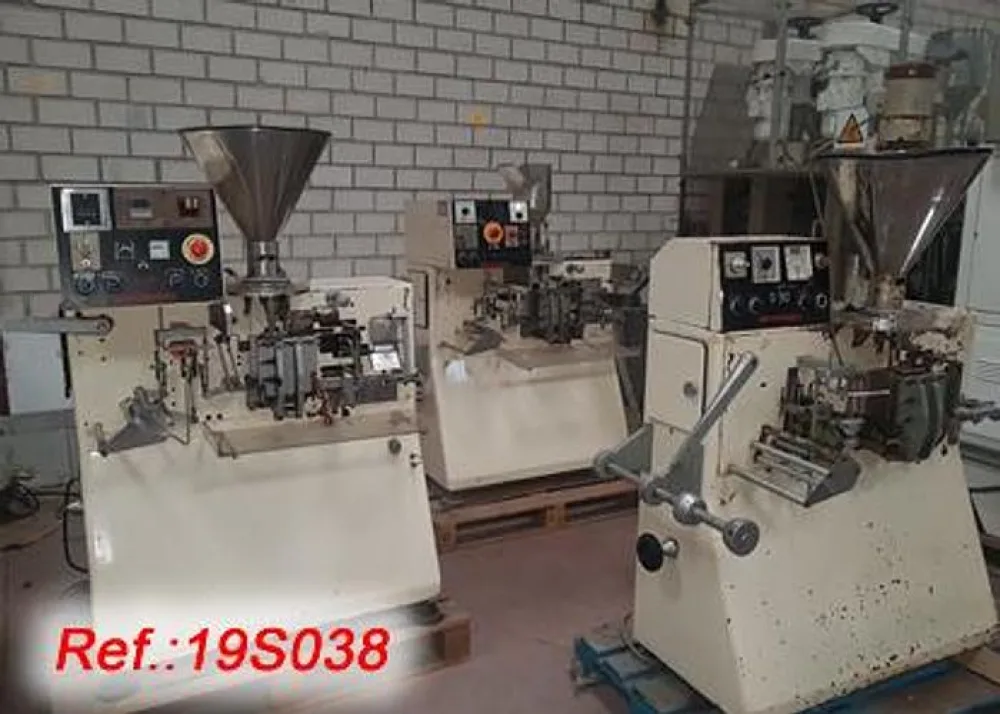 LLENADORA CERRADORA DE SOBRES "ROVEMA" S-90 SIMPLE CON CABEZAL VOLUMÉTRICO