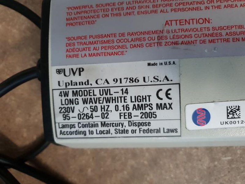 UVP UVL-14 Upland long wave white light