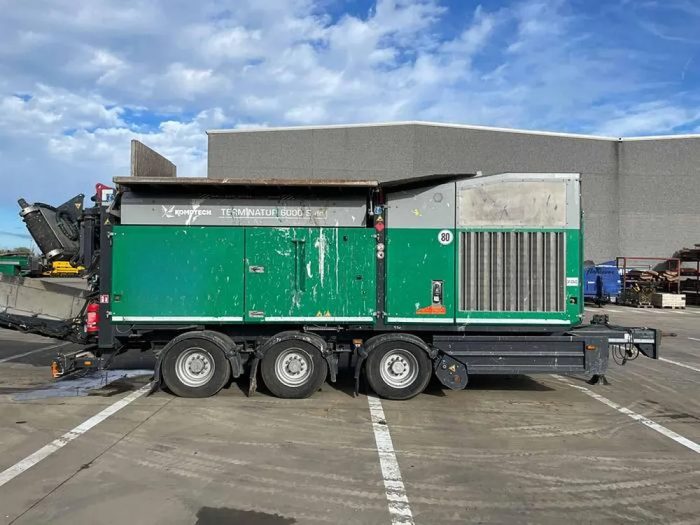 2019 Komptech Terminator 6000 Slow-speed Single-shaft Shredder