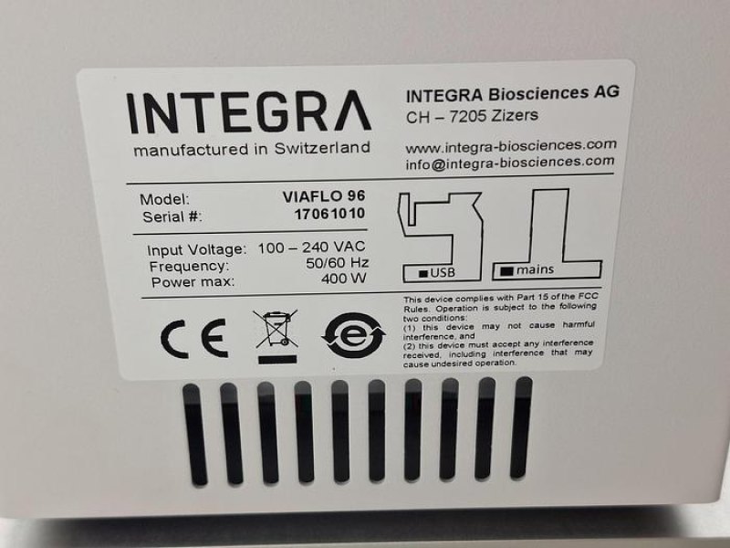 Integra VIAFLO 96 Electronic Pipette
