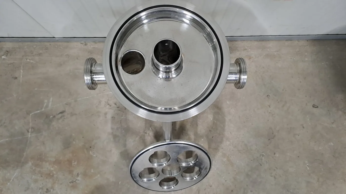 MICROFILTER/HOUSING IN STAILESS STEEL, FIRM PALL, FIVE DOUBLE CARTRIDGES 20” , SECOND HAND MACHINE - 7