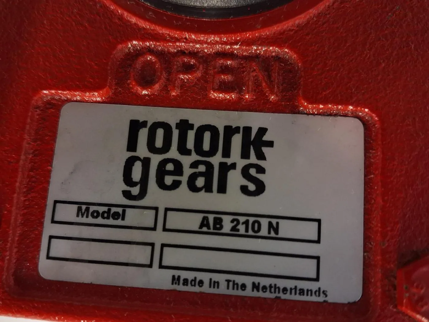 Rotork Gears AB210N Valve Gearbox with PTFE Lined Butterfly Valve - 6