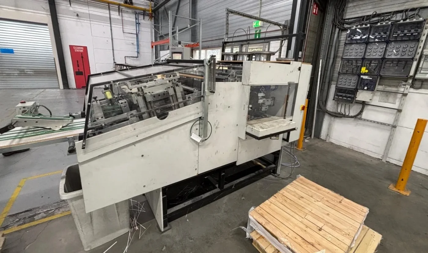 Theisen & Bonitz Flex B316 SP+TB B304 QSM fully automated sheet collator with stich fold three knife trimmer - 5