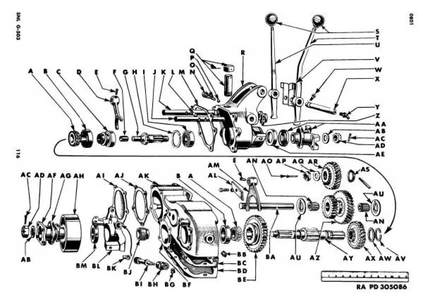 Veer schakelmechanisme reductiebak - 5