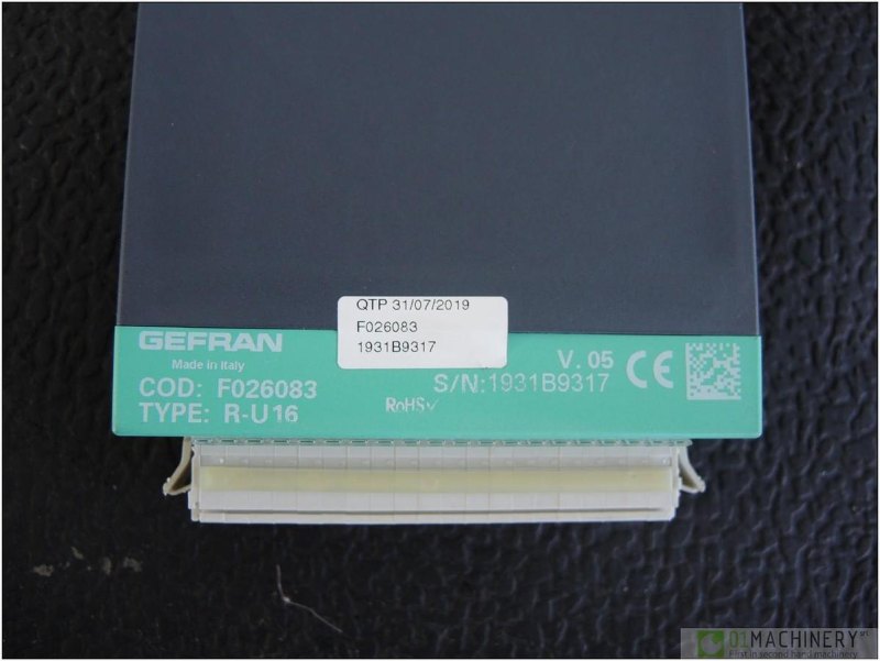 2019 GEFRAN R-U16 AI2724