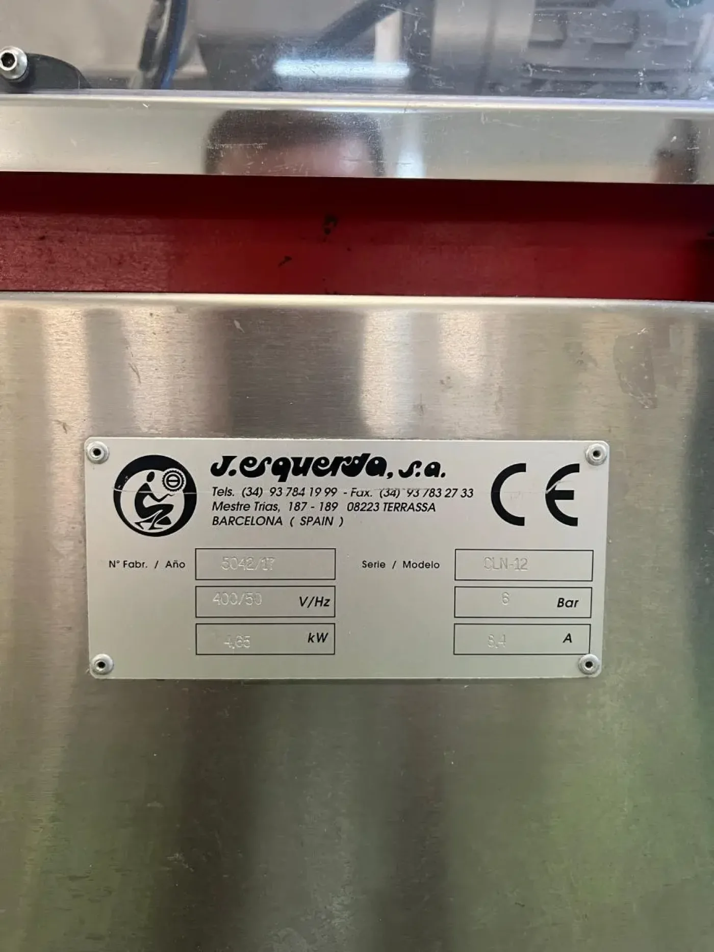 J. ESQUERDA PACKAGING MACHINE - 5