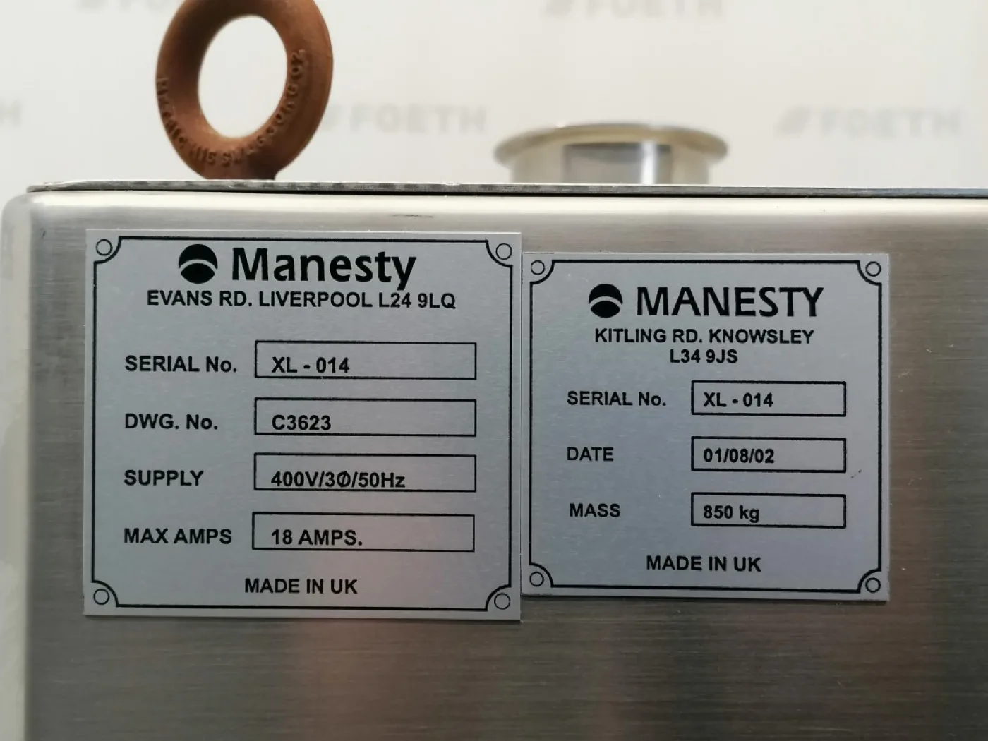 Manesty XL-014 - Coating pan - 3
