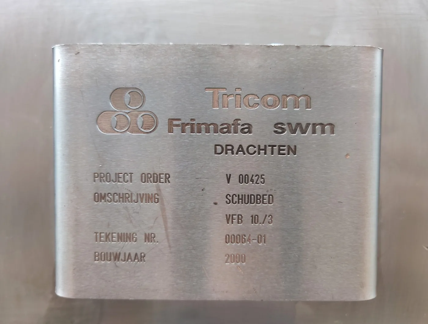 Tricom Frimafra VFB 10/3 - Fluid bed dryer continuous - 3