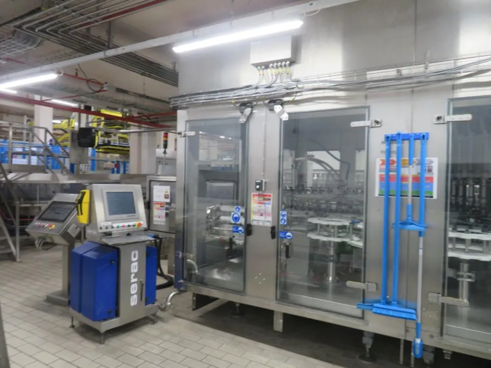 2015 Serac Serac IN 36R36V 12/1620 Liquid Rinsing Filling And Capping Machine- Line 4