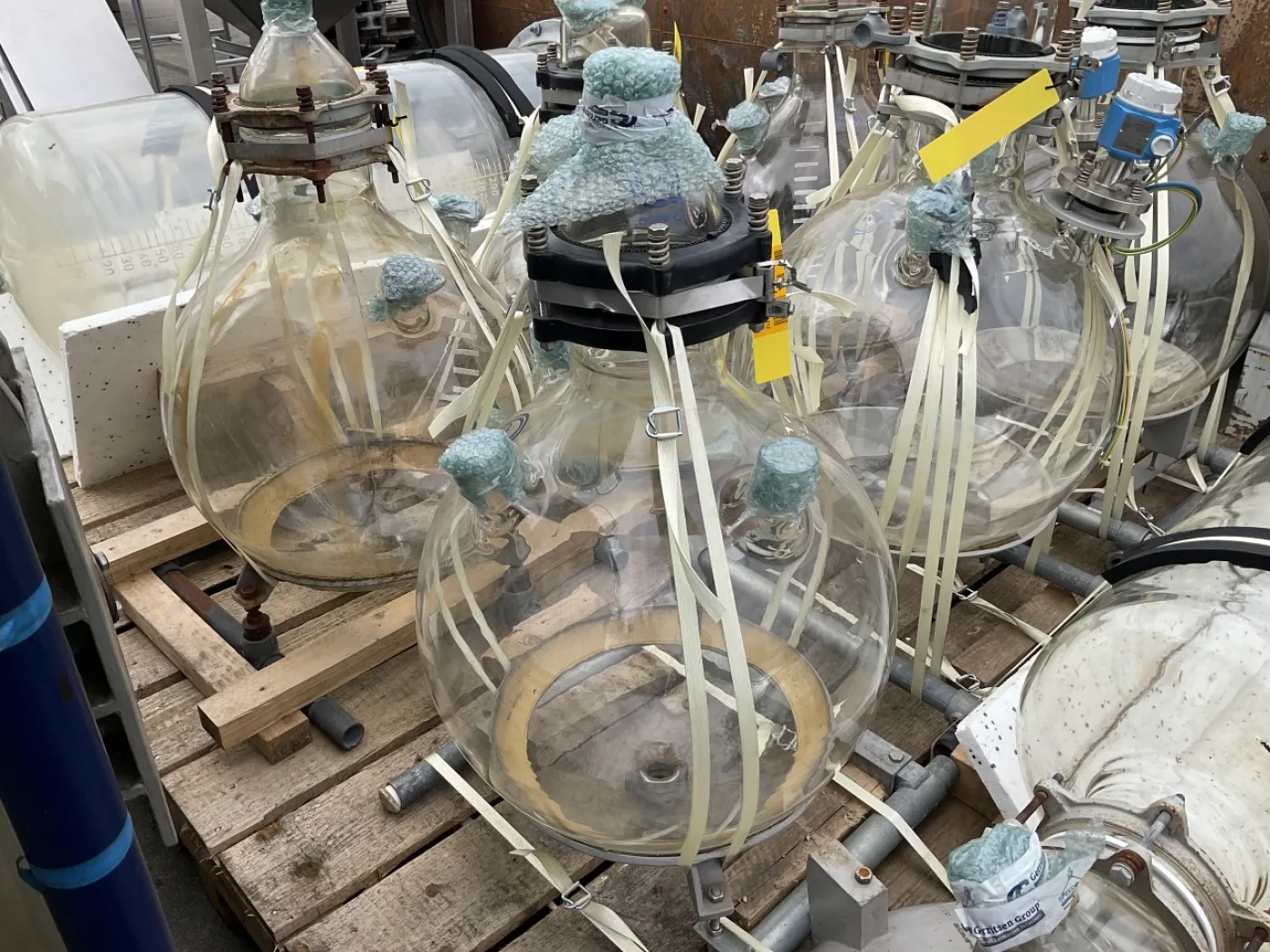 QVF Glasstechnik 100 ltr. reciever - Vertical tank - 2