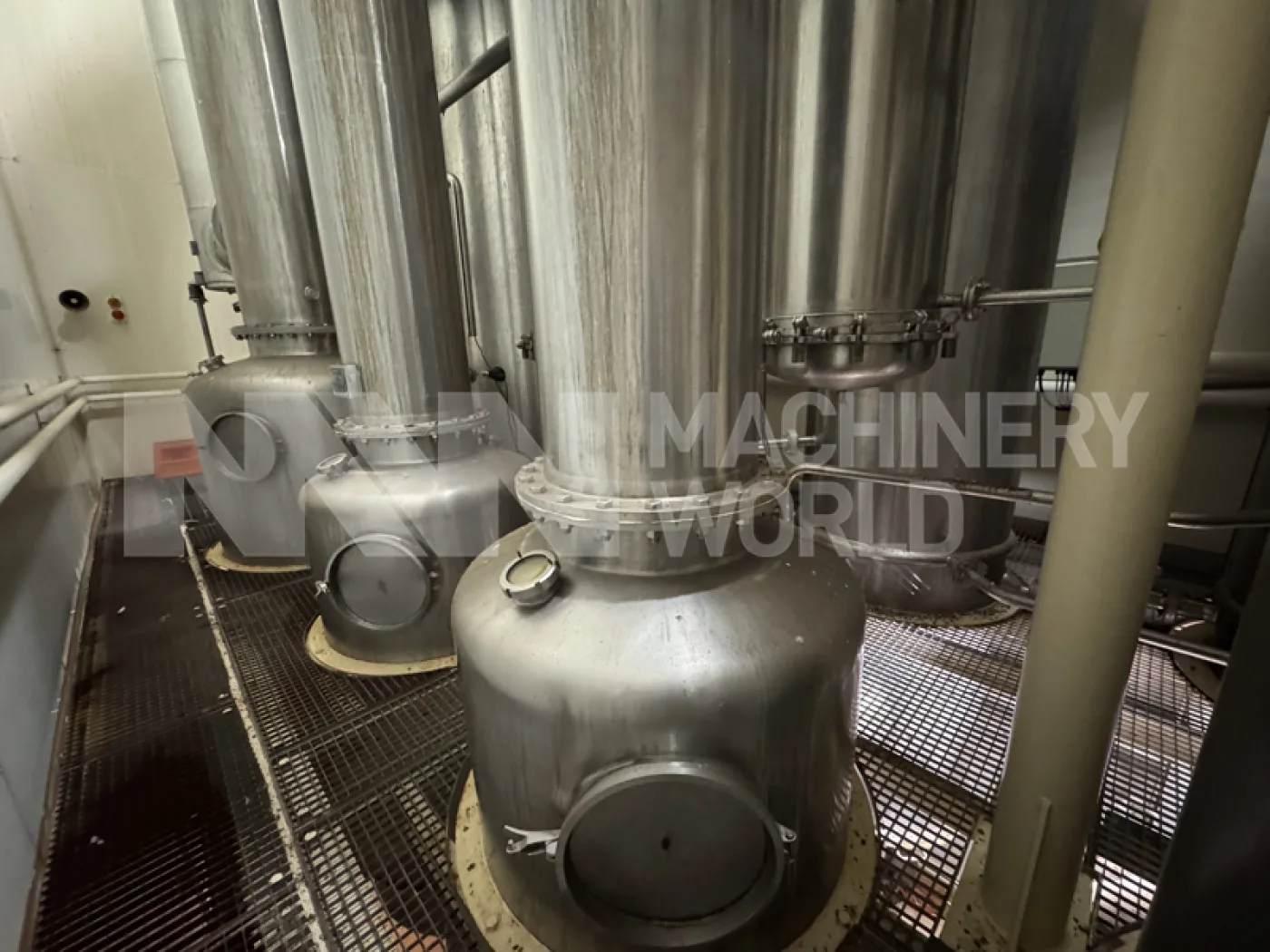 17,000 LPH Scheffers 4-Effect TVR Evaporator with Mora Horizontal V-Bottom Box Dryer Plant - 7