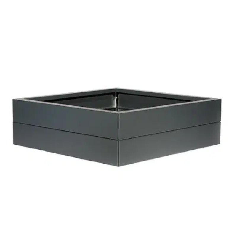 Bloembak Modulair Antraciet - 28 cm hoog
