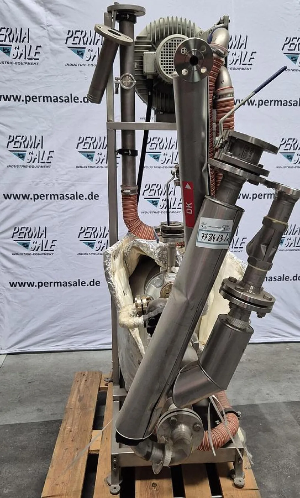 C.E.P. Parma Vakuumpumpe mit TLV Dampfsystem-Komponenten