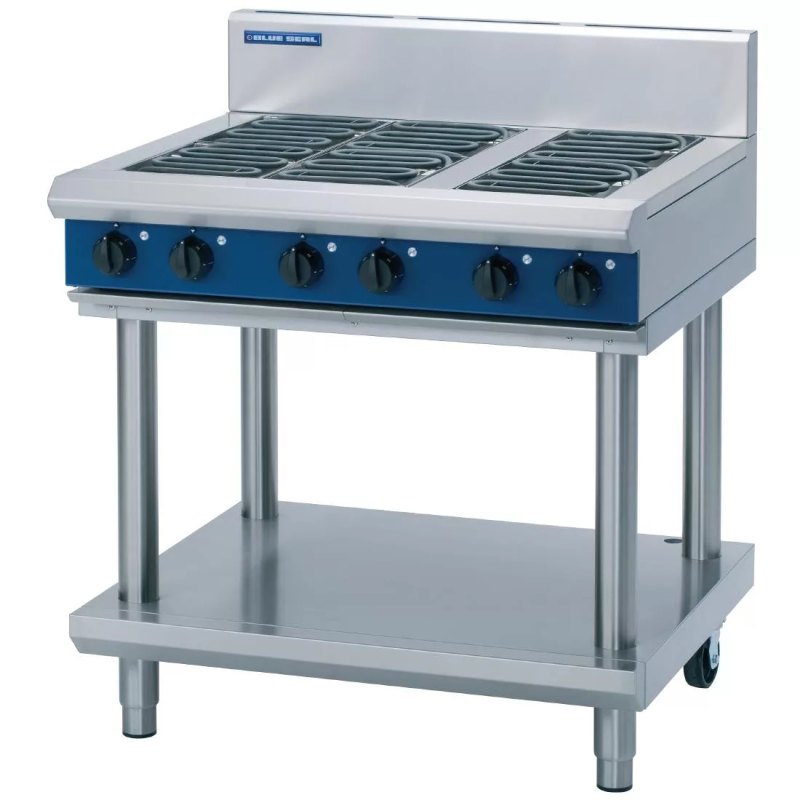 Blue Seal Evolution Cooktop 6 Element Electric on Stand 900mm E516D-LS - islandcatering