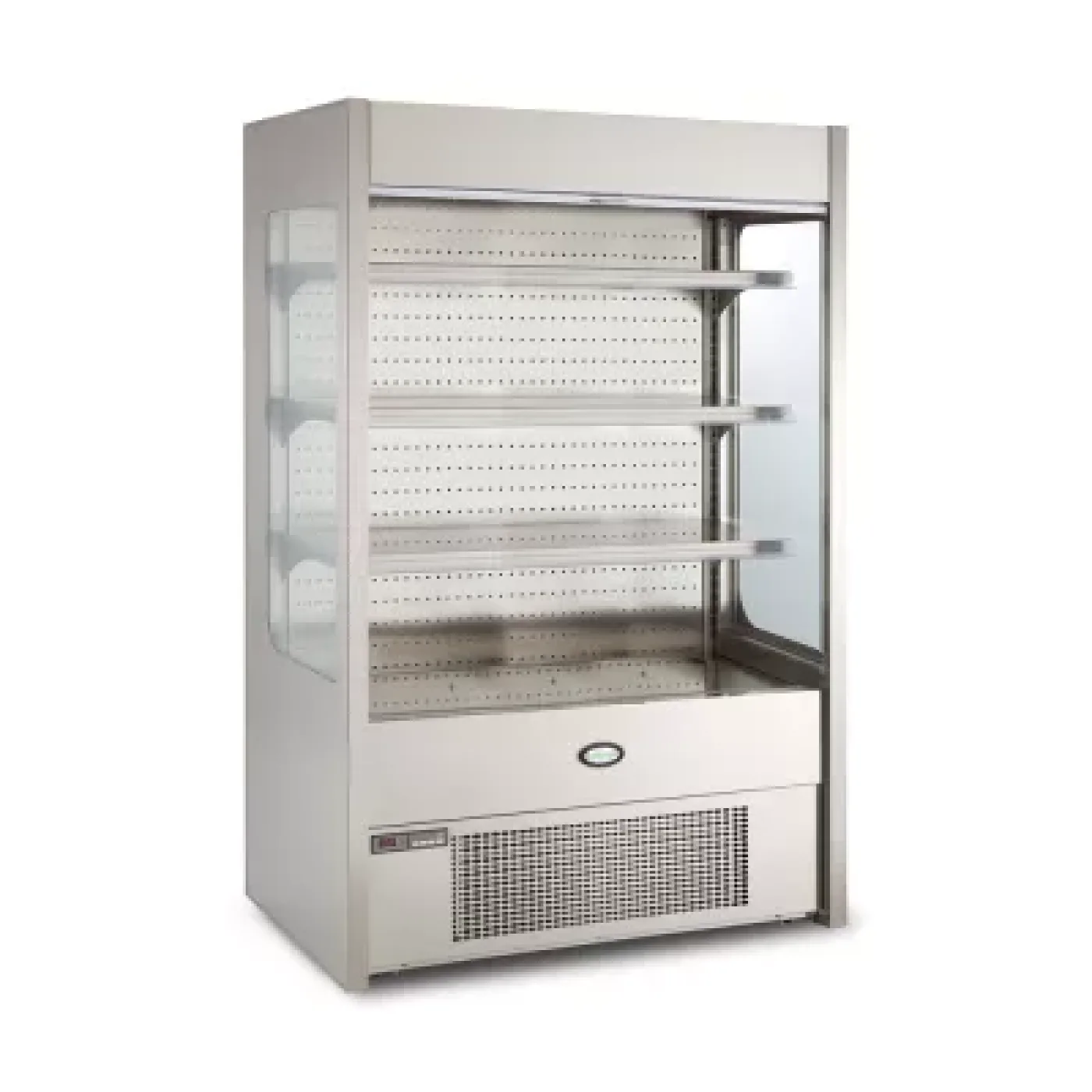 Foster FMSLIM1200NG/18-153 Slimline Multideck with Nightblind and Glass End Panels 1200mm - islandcatering - 1