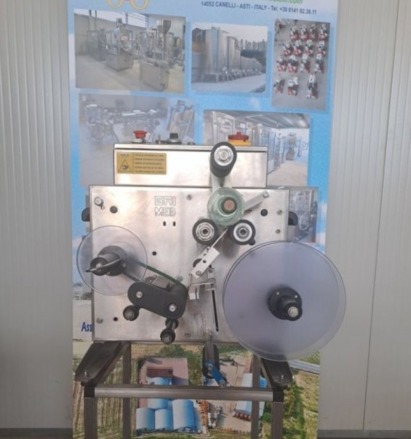 SEMI-AUTOMATIC SELF-ADHESIVE LABELING MACHINE MEB MOD. ADS/1 BENCH MODEL, SECON HAND MACHINE
