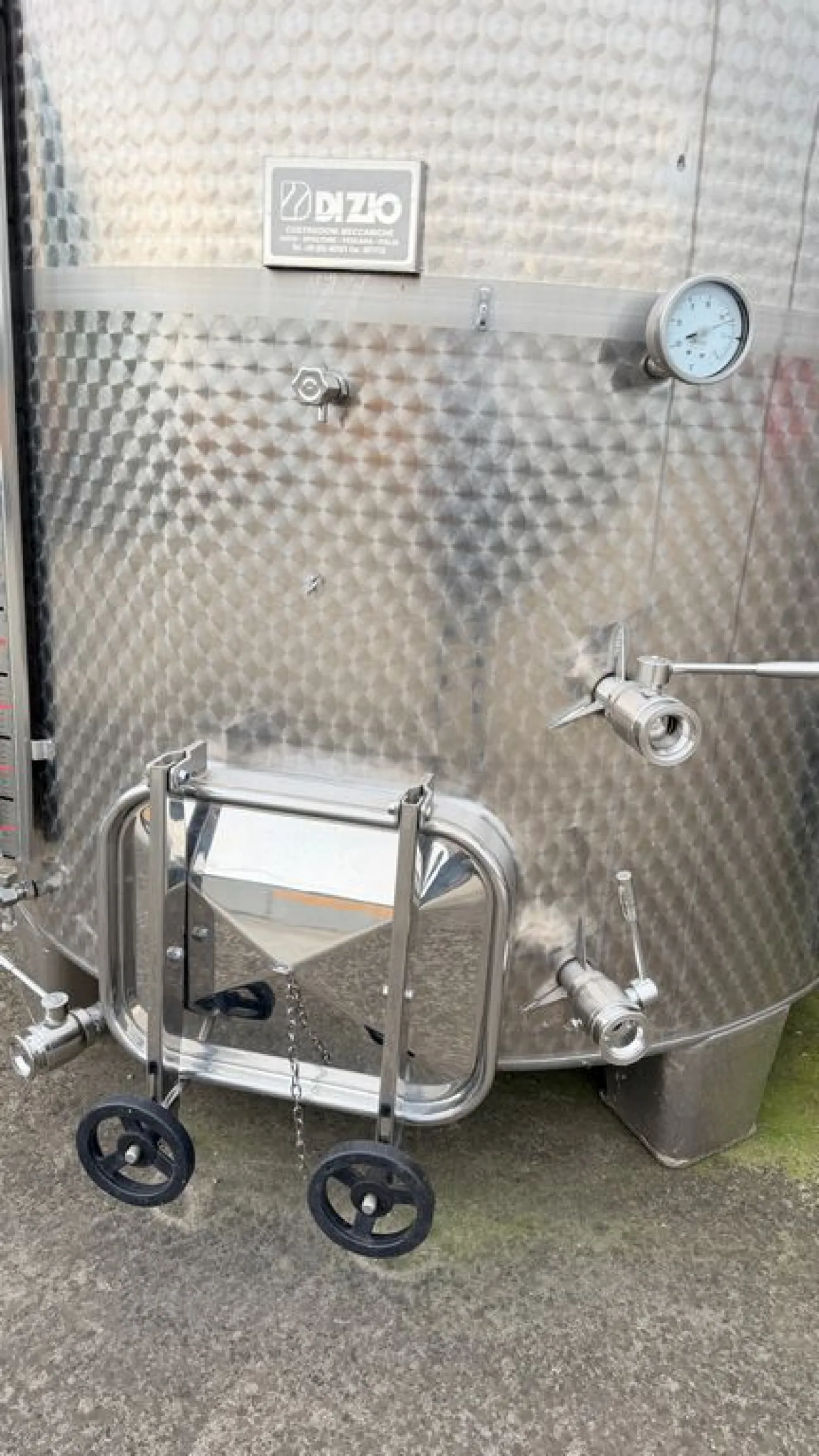 STAINLESS STEEL TANK BRAND DI ZIO, MODEL WINEMAKING/STORAGE, LITER CAPACITY 5.000 (HL 50) ABOUT, SECOND-HAND EQUIPMENT - 7