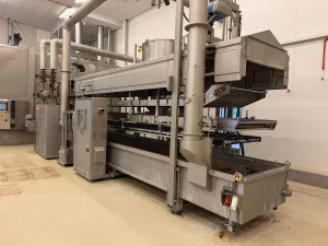 Complete frituurlijn met spiraal vriezer GEA/Advanced/Abroe