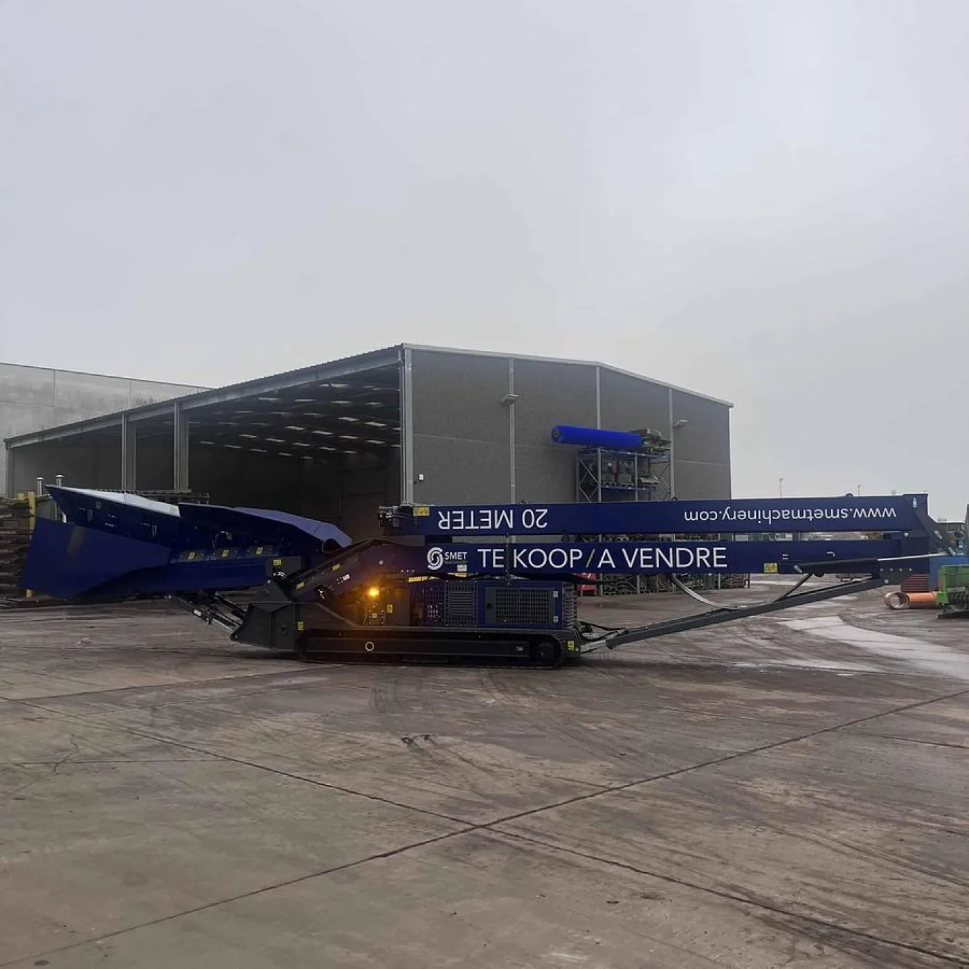 2024 Smet Machinery 20 Meter Mobile Conveyor Belt & Bunker - 5
