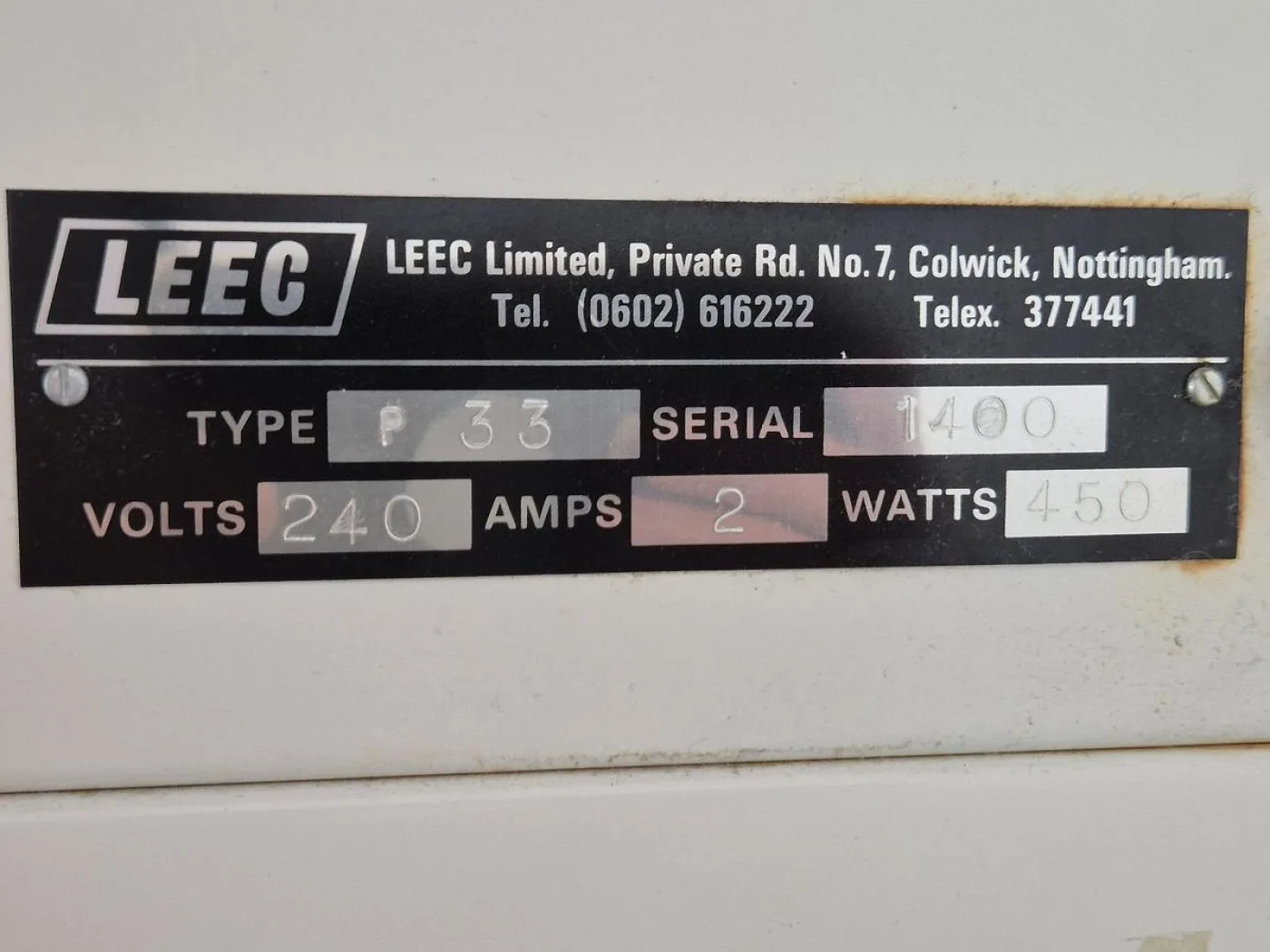 LEEC P33 Mk 11 Proportional Temperature Controller - 8