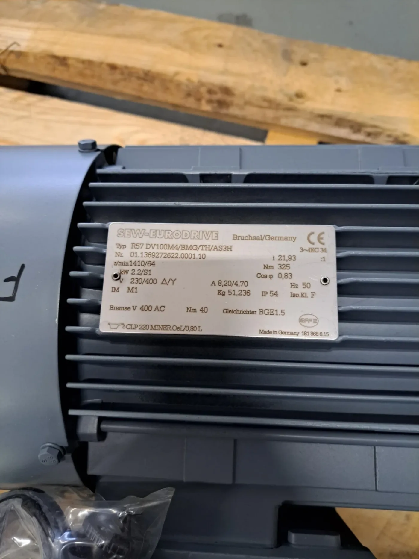 SEW Eurodrive Getriebemotor R57DV100M4/BMG/TH/AS3H - 2