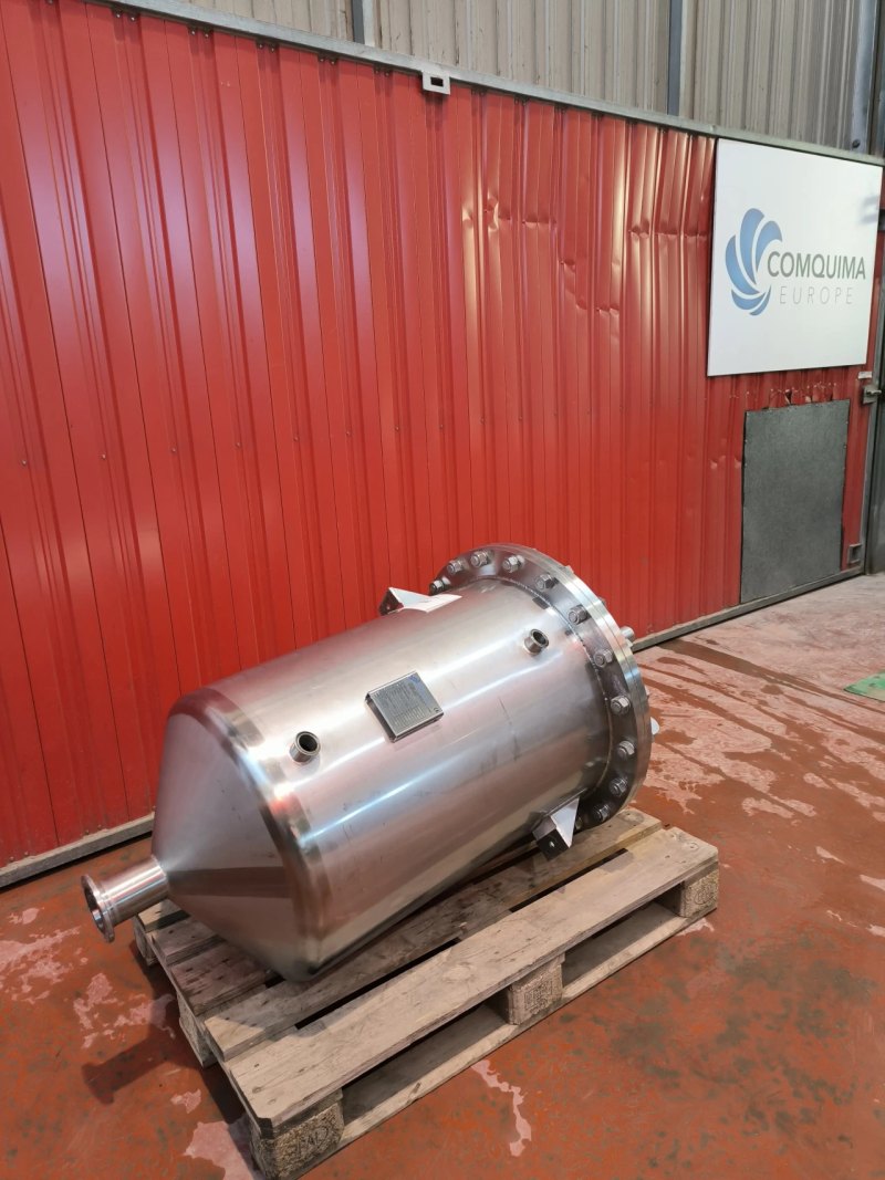 VERTICAL TANK MAGA METALURGICA STAINLESS STEEL 304 200 LITRES