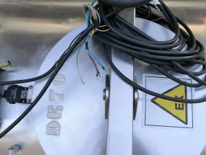 STAINLESS STEEL BUFFER HOPPER E.BACHILLER WITH ATEX AGITATOR