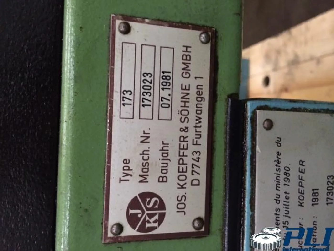 Horizontal pruning machine KOEPFER 173 - 4