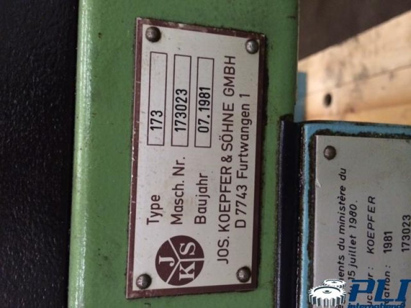 Horizontal pruning machine KOEPFER 173