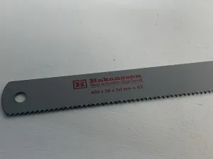 LAME DE SCIE “HAKANSSON” TYPE 450x38x2,0 6 dents