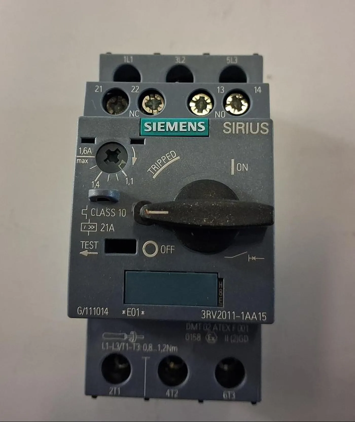 Siemens SIRIUS Motorschutzschalter 3RV2011-1AA15 - 1